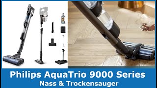 Philips 9000 Series AquaTrio Akku NassTrockenSauger Test Vergleich 2024 ðŸ¥‡ Kabelloser Bodenwischer [upl. by Alyled]