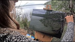 Painting Myall Lakes National Park [upl. by Esineg]