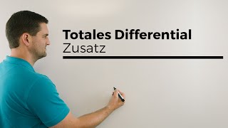 Totales Differential Zusatz Beispiel an Tangentengleichung Unimathematik  Mathe by Daniel Jung [upl. by Suilmann]