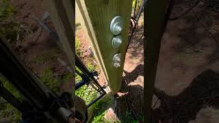 DIY Hang Your Chainlink Gate Like a Pro ✅ chainlink fence gate [upl. by Georgi961]