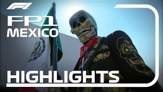 2018 Mexican Grand Prix FP1 Highlights [upl. by Yerffoeg]