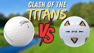 Which is The BEST Golf Ball in the WORLD  Titleist Pro v1 VS TaylorMade TP5 [upl. by Ainalem149]