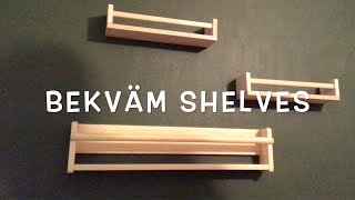 Ikea Bekvam Shelves How To Assemble [upl. by Libbna]