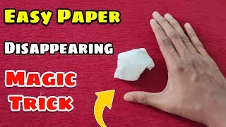 Easy Paper Disappearing Magic Trick  Top Magic Tricks [upl. by Rez]