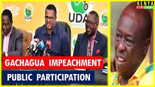 LIVE  UDA Party Gen Z Public Participation amidst Gachagua impeachment in Nakuru [upl. by Blackmun]