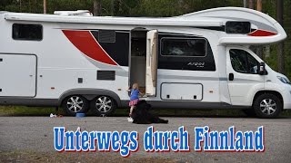 Mit dem Wohnmobil durch Finnland Skandinavien Rundreise 2016 [upl. by Ahsertal]