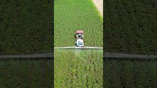 spray herbicide farming drone agriculture [upl. by Enilrad]