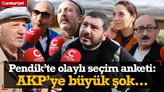 Olaylı seçim anketi Erdoğanın yüzde 49 oy aldığı Pendikte AKPye büyük şok [upl. by Cly]