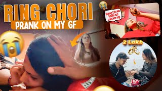 Ring Chori Prank On My Girlfriend  Crying 😭  Sunny Bhumi Vlogs [upl. by Ibbie]