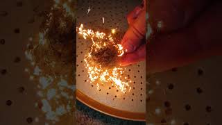 9V  Oxidation of Steel wool [upl. by Newg]