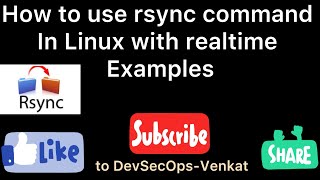 rsync with practical examples in linux [upl. by Nanette]