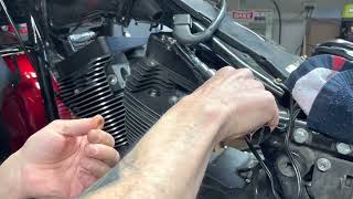 Harley Davidson Rear Rocker Box Cover Install [upl. by Norvell533]