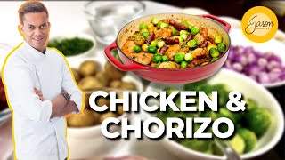 J A S O N’s Chicken amp Chorizo  Modern Goan  Gourmet Cooking Made Easy [upl. by Adiuqram]