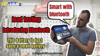 Unleashing the Power WattCycle 12V100Ah Mini Bluetooth Battery Review amp Load Test [upl. by Namyac711]