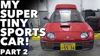 1992 Autozam AZ1 My Super Tiny Sports Car Part 2 [upl. by Donnamarie]