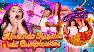 MI HIJA SALOMÉ ABRE SUS REGALOS DE CUMPLEAÑOS😱🎂 Carlos amp Adri [upl. by Adnirual]