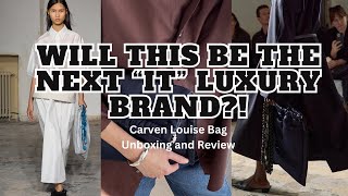 CARVEN HANDBAG UNBOXING  HOTTEST UNDER THE RADAR LUXURY BAG  DAY TO NIGHT BAG  BAG TRENDS 2024 [upl. by Yremrej]