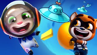 TALKING TOM GOLD RUN EVENT GALACTIC GOODIES Astronaut Tom UNLOCKED Boss fight GAMEPLAY [upl. by Eesak]