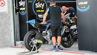 Moto2 Engine Sound  Kalex Moto2 SKY Racing Team VR46 [upl. by Leisam970]