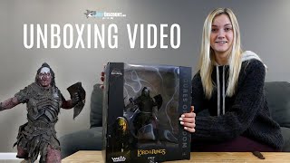 Unboxing Lurtz Lord of the Rings x WETA Workshop Figures of Fandom [upl. by Kcirrez]