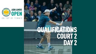 ABN AMRO Open 2024 Qualifiers Day 2  Court 2 [upl. by Akima]