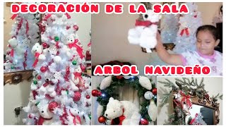 Decoración Arbol Navideño y sala [upl. by Kcirederf]