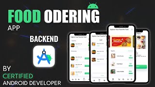 Complete Android Studio Project using Kotlin  Food Ordering App Backed [upl. by Bland]