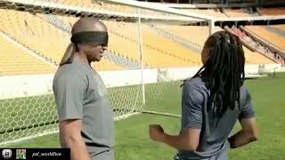 Itumeleng Khune SAVES two penalties while BLINDFOLDED [upl. by Marisa]