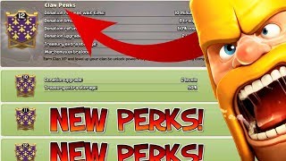 NEW LEVEL 1120 CLAN PERKS  MORE MEMBERS  Clash Of Clans New Update Idea [upl. by Aronle391]