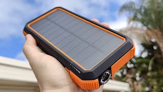 BLAVOR Magnetic Wireless Solar Power Bank PNW12 18W QC 30 20000mA FULL REVIEW [upl. by Nylssej]