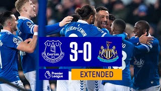 EXTENDED PREMIER LEAGUE HIGHLIGHTS EVERTON 30 NEWCASTLE UNITED [upl. by Anelle]