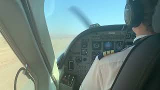 Landing at Sossusvlei lodge airfield in Namibia [upl. by Haron675]