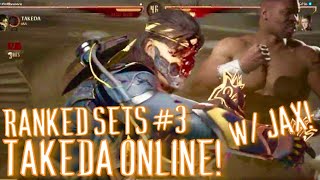 Takeda Ranked Sets 3 Lets Try Jax  Mortal Kombat 1 “Takeda” Jax Gameplay Online Ranked Sets [upl. by Esme]