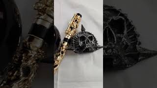 Drawing Assassins Creed symbol with fountain pen assassinscreed penmanship fountainpenlove asmr [upl. by Randal]