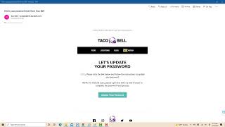 How to Update Your Taco Bell Account Password [upl. by Azilem308]