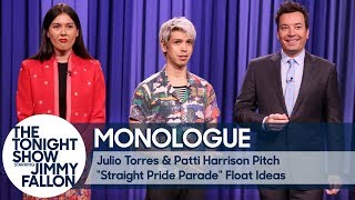 Julio Torres amp Patti Harrison Pitch quotStraight Pride Paradequot Floats for Pride Month  Mono [upl. by Farman585]