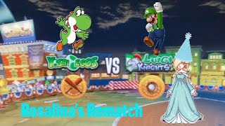 Mario Super Sluggers Team Yoshi Vs Team Luigi At Wario City Night Rosalina’s Birthday Special [upl. by Loise842]