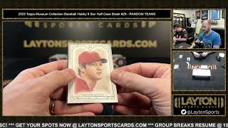 2023 Topps Museum Collection Baseball Hobby 6 Box Half Case Break 29 [upl. by Denis]