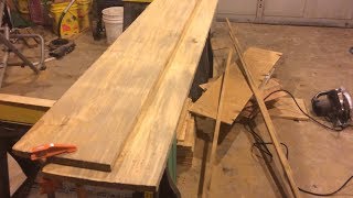 Woodworking Tip  Squaring Rough Cut Lumber [upl. by Rowena591]