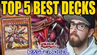 TOP 5 BEST DECKS IN MASTER DUEL May 2024 [upl. by Eissak872]