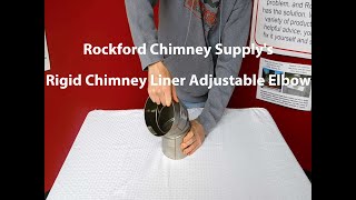 Rockford Chimney Supplys Rigid Chimney Liner Adjustable Elbow [upl. by Heyer469]