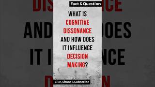 What Is Cognitive Dissonance and How Does It Influence DecisionMaking [upl. by Cuthburt282]