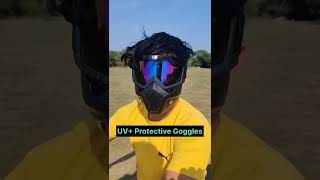 Bikers Mask With Anti Scratch UV Protection [upl. by Aneerehs900]