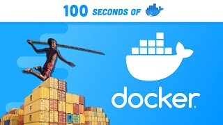 Docker in 100 Seconds [upl. by Eidnahs]