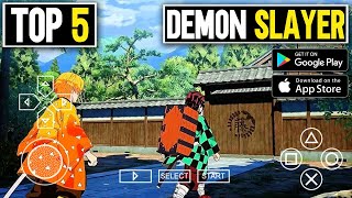 Top 5 New Games Like Demon Slayer for Android amp iOS [upl. by Inerney194]