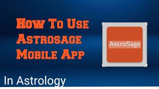 How to use AstroSage app mobile application astrosage astrology birthchart [upl. by Ojahtnamas]