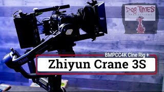 Zhiyun Crane 3S  BMPCC 4K Rig Troubleshoot Review Test Footage [upl. by Oibesue]