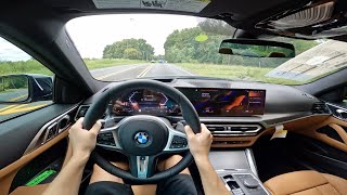 2024 BMW 430i Coupe MSport POV Walkaround and Test Drive ASMR [upl. by Oiligriv]