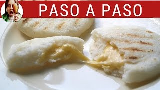 Cómo hacer AREPAS y arepas rellenas ¡LAS AUTÉNTICAS Receta para celiacos receta sin gluten [upl. by Getter]