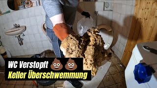 Rohrreinigung 130Ich war frustrier WC Abflussprobleme im Keller lösen [upl. by Nytram]